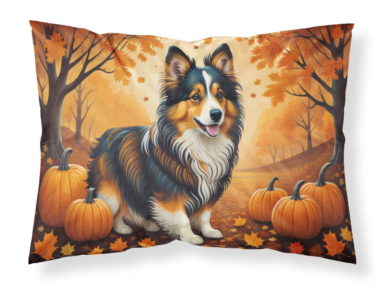 Sheltie Standard Pillowcase 30x20.5 Inches Lightweight Super Soft Decorative Artwork